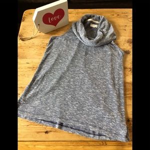 Lou & Grey cowl neck sleeveless lightweight top